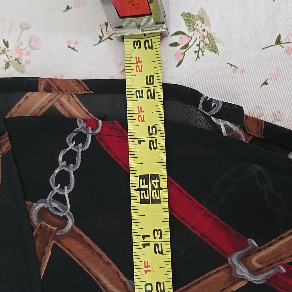 Chaps Belt And Chain Detailed Button Up - image 7